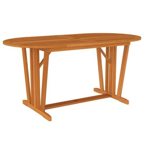 Garden Table 160x85x75 cm Solid Wood Eucalyptus by vidaXL