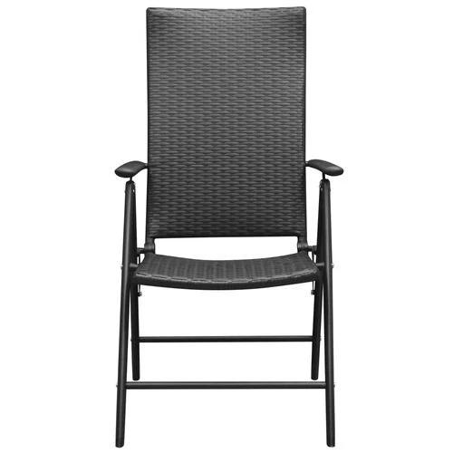 vidaXL 7 Piece Garden Dining Set with WPC Tabletop and Weather-Resistant Rattan Chairs for Outdoor Entertaining by vidaXL