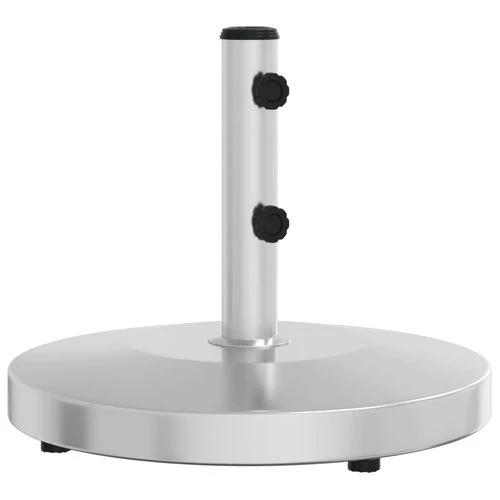 vidaXL vidaXL Parasol Base 25 kg Round with Stainless Steel Shell for Outdoor Umbrellas - Parasol