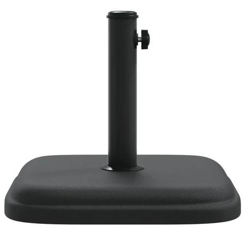 vidaXL vidaXL Parasol Base 11 kg Square for Ø32/35/38 mm Poles with Concrete Fill for Outdoor Umbrella Stability - Parasol
