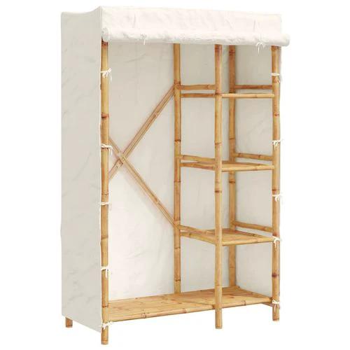 vidaXL vidaXL Wardrobe 110x45x170 cm Bamboo - Wardrobe