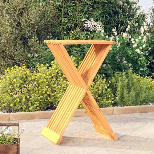 vidaXL Folding Stool 40x32.5x70 cm Solid Wood Teak by vidaXL