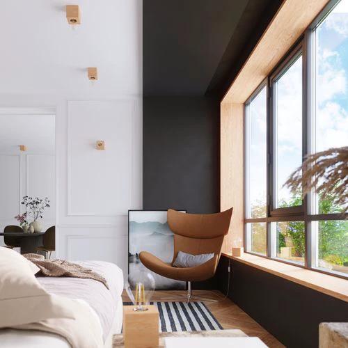 Ceiling lamp wood Ariz Scandinavian Design E27 by Sollux Lighting