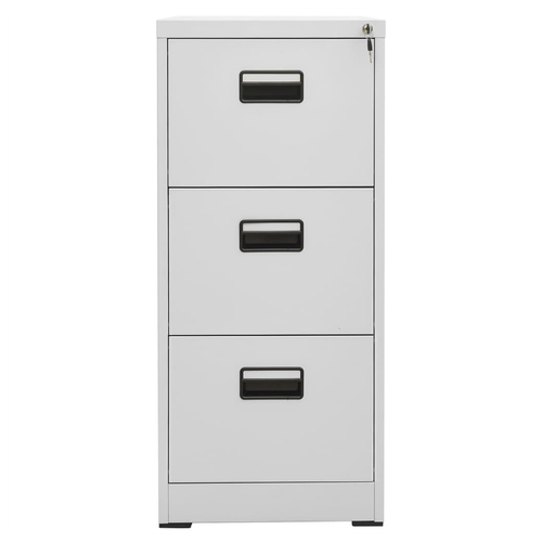 vidaXL Filing Cabinet Light Grey 46x62x102.5 cm Steel by vidaXL
