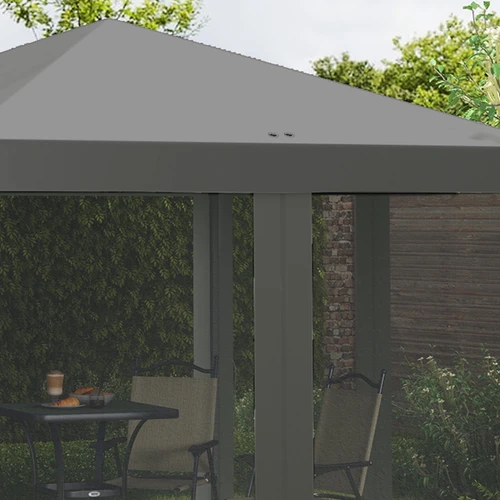 Heavy Duty Pop Up Gazebo 3 x 3m with Removable Mesh Sidewalls for Outdoor Events and Parties by Outsunny