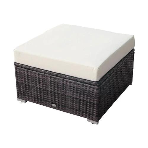 Outsunny Outsunny 6 Pieces Rattan Furniture Set Garden Sofa Conservatory Wicker Brown - Garden Sofa Sets