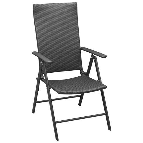 vidaXL 5 Piece Garden Dining Set with Weather-Resistant PE Rattan Chairs and Easy-Clean WPC Table for Outdoor Entertaining by vidaXL