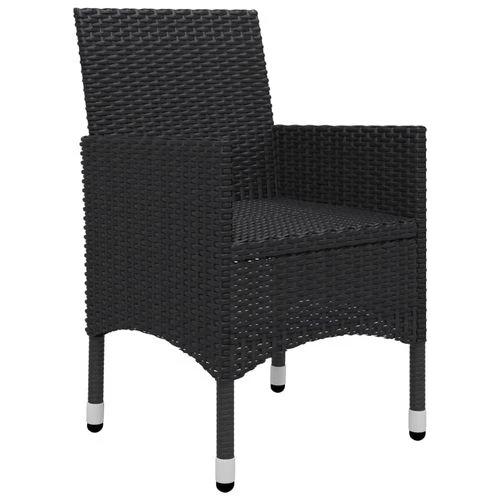 Elegant 3 Piece Garden Dining Set with Cushions for Outdoor Relaxation and Dining by vidaXL