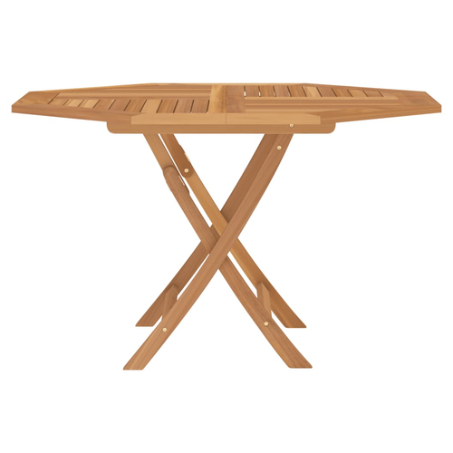 vidaXL Folding Garden Table 110x110x75 cm Solid Wood Teak by vidaXL