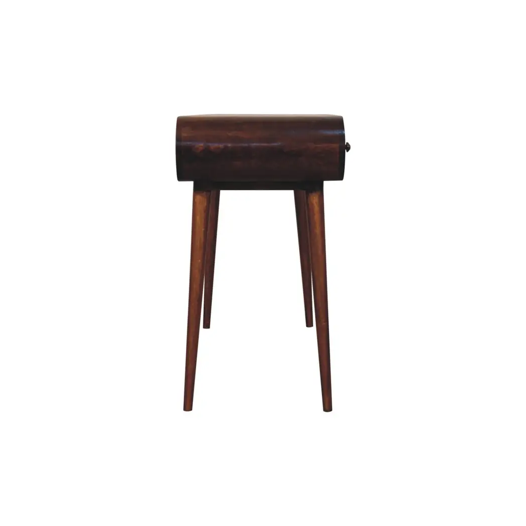 Artisan Furniture Artisan Furniture Solid Wood Chestnut London Arch Writing Desk, 2 Drawers, Brown - Desk
