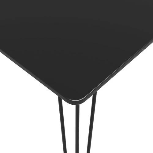 vidaXL 5 Piece Bar Set Black and Grey by vidaXL