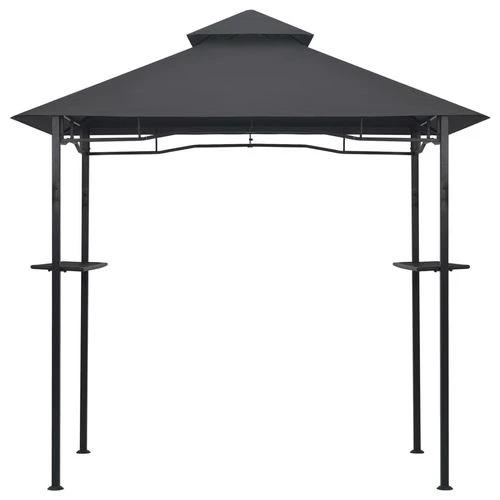 vidaXL BBQ Gazebo 240x150x255 cm Anthracite Steel - Gazebos