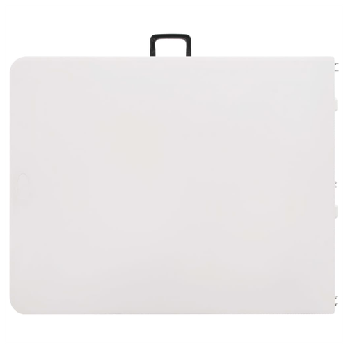 vidaXL Folding Garden Table White 180x72x72 cm HDPE - Garden Table
