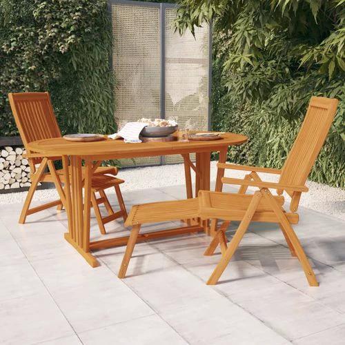 Garden Table 160x85x75 cm Solid Wood Eucalyptus by vidaXL