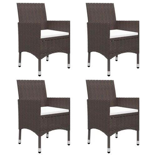 Elegant 5 Piece Garden Dining Set with Cushions for Outdoor Entertaining by vidaXL