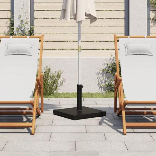 vidaXL Parasol Base 18 kg Square for Ø32/38/48 mm Poles with Durable Steel Shell for Outdoor Umbrellas by vidaXL
