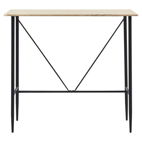 vidaXL 5 Piece Bar Set Plastic Black by vidaXL