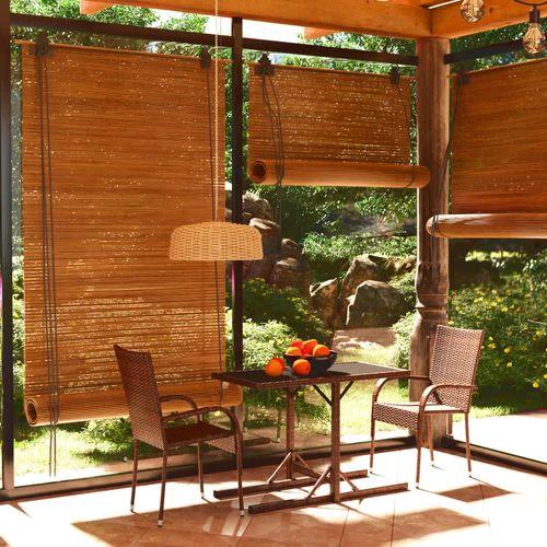 vidaXL vidaXL 3 Piece Garden Dining Set with Glass Top and Weather-Resistant Rattan for Outdoor Entertaining - Garden Set