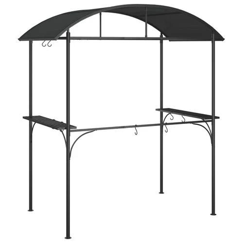 vidaXL BBQ Gazebo 220x115x230 cm Steel Frame with Durable Roof for Outdoor Cooking Enthusiasts by vidaXL