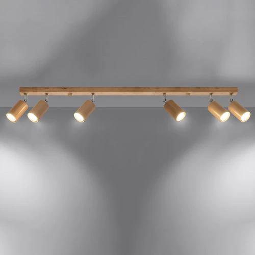 Sollux Lighting Ceiling lamp wood Berg Scandinavian Design GU10 - Ceiling Lights