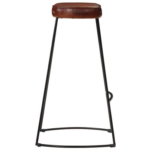 vidaXL Gavin Bar Stools 2 pcs Dark Brown 44x37.5x78 cm by vidaXL