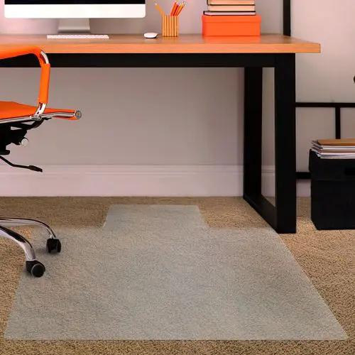 Floortex Advantagemat® Vinyl Lipped Chair Mat for Carpets up to 6mm - 90 x 120cm - Office Mats