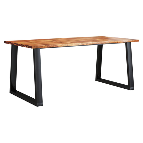 vidaXL vidaXL 3 Piece Dining Set with Live Edge Solid Wood Acacia - Dining Set