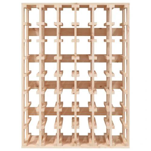 vidaXL Solid Pine Wine Rack 70x33x94 cm Rustic Design with Ample Storage for Wine Enthusiasts - Wine Rack