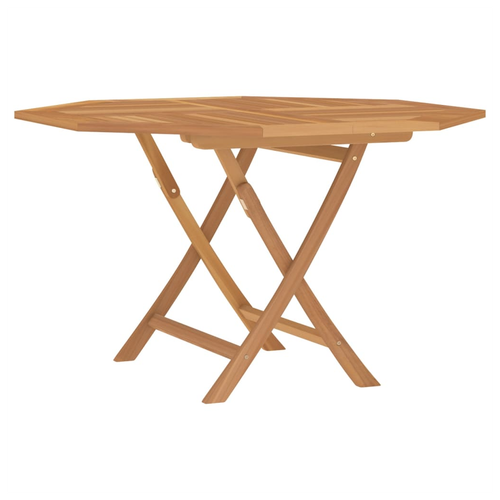 vidaXL Folding Garden Table 110x110x75 cm Solid Wood Teak by vidaXL