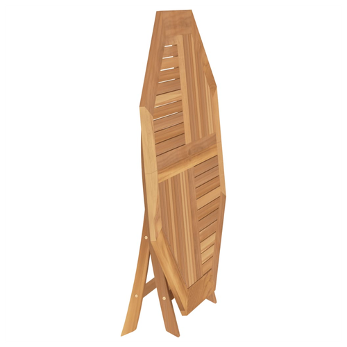 vidaXL Folding Garden Table 110x110x75 cm Solid Wood Teak by vidaXL