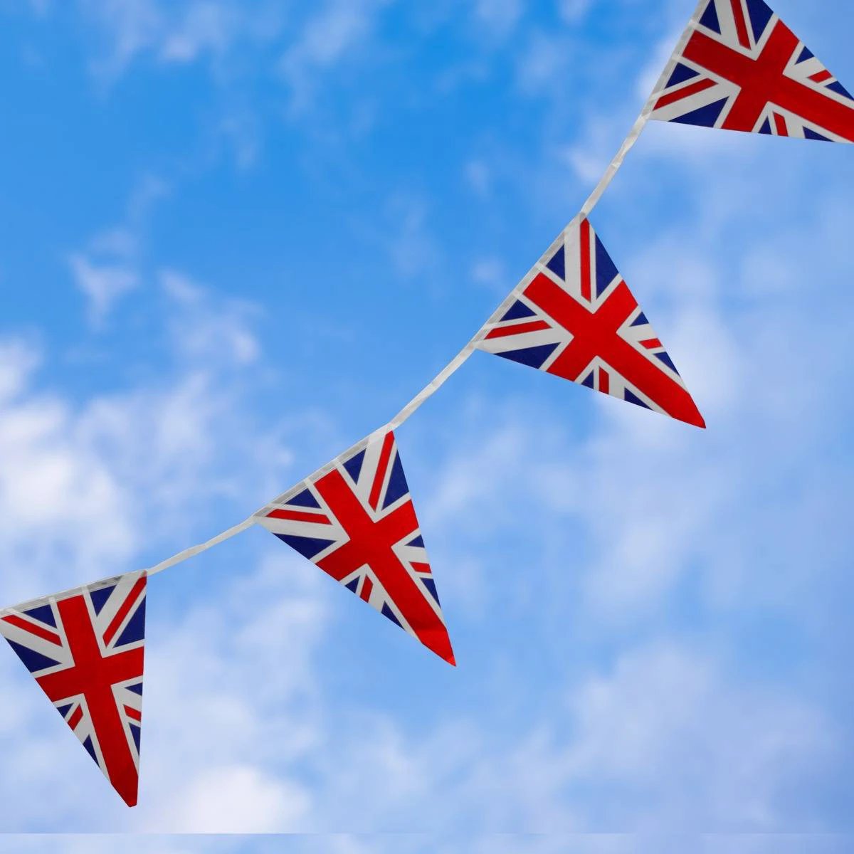 Monster Shop 3 x Union Jack Flag Bunting 10m -