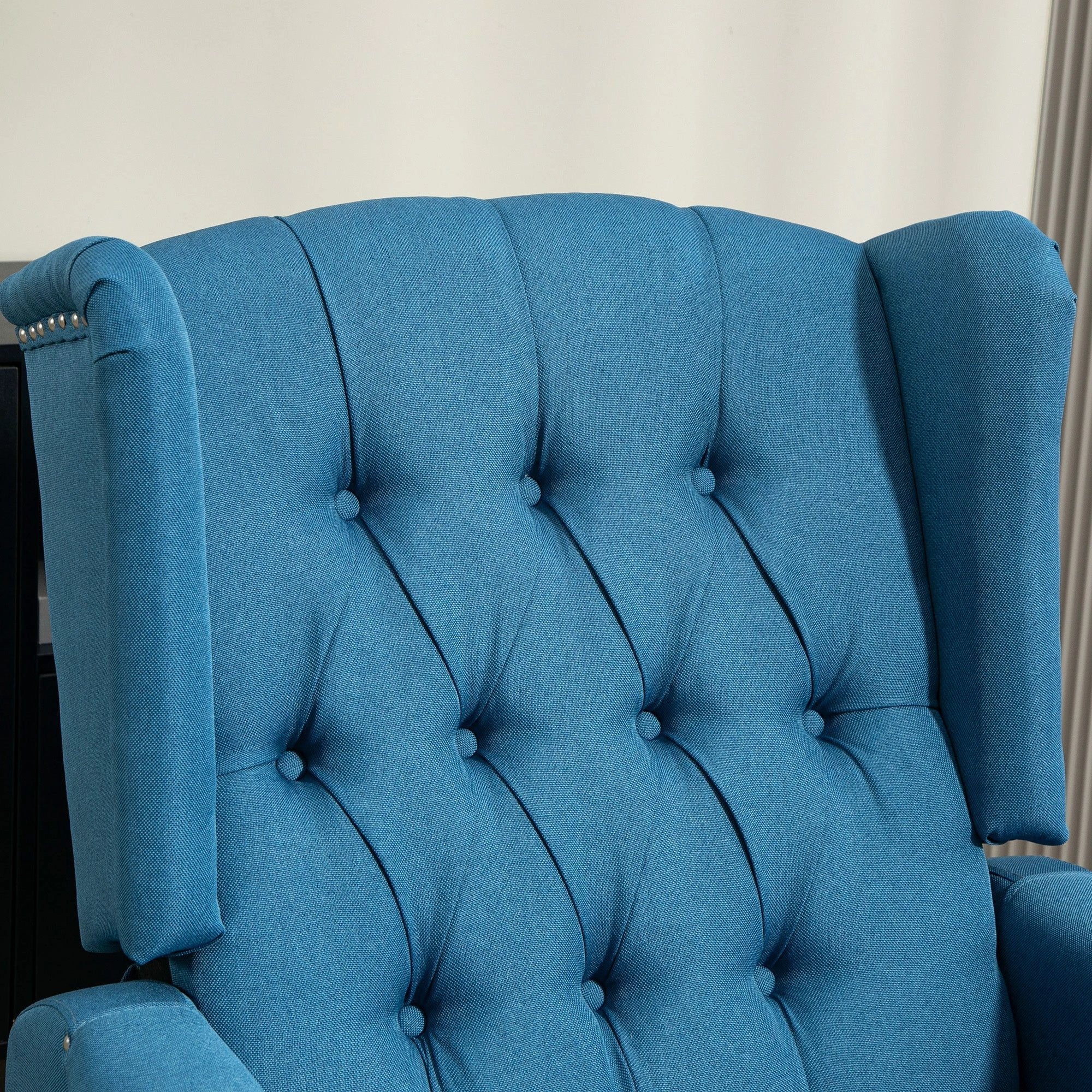 HOMCOM Manual Reclining Armchair Recliner with Footrest by HOMCOM