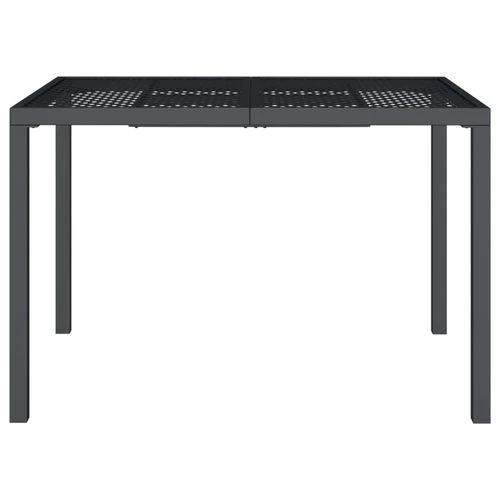 vidaXL vidaXL Garden Table Anthracite 50x50x72 cm Steel -