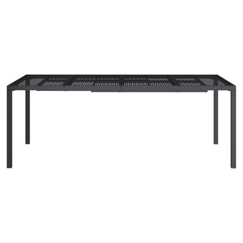 vidaXL vidaXL Garden Table Anthracite 50x50x72 cm Steel -