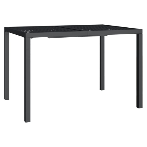 vidaXL vidaXL Garden Table Anthracite 50x50x72 cm Steel -