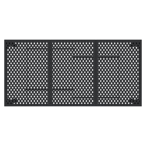 vidaXL vidaXL Garden Table Anthracite 50x50x72 cm Steel -