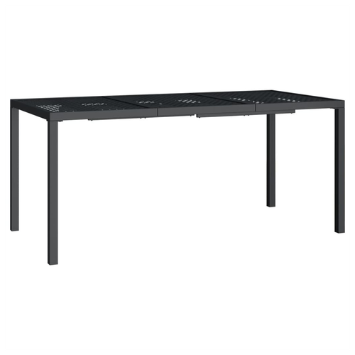 vidaXL vidaXL Garden Table Anthracite 50x50x72 cm Steel -