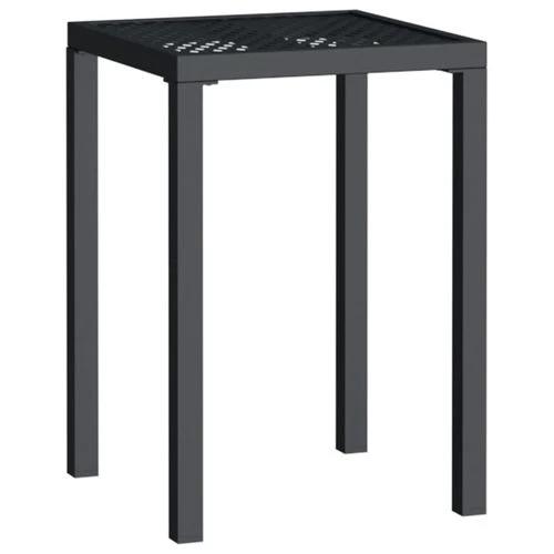 vidaXL Garden Table Anthracite 50x50x72 cm Steel by vidaXL