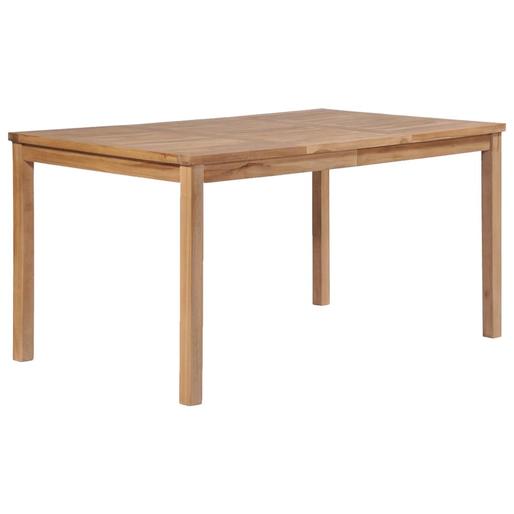 vidaXL Garden Table 80x80x77 cm Solid Teak Wood -