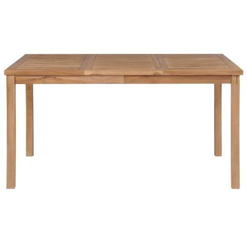 vidaXL Garden Table 80x80x77 cm Solid Teak Wood -