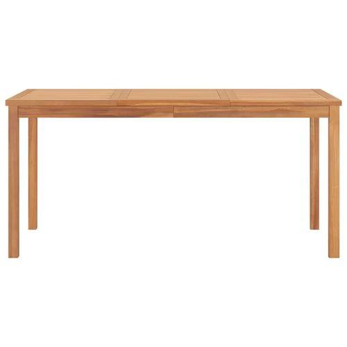 vidaXL Garden Table 80x80x77 cm Solid Teak Wood -