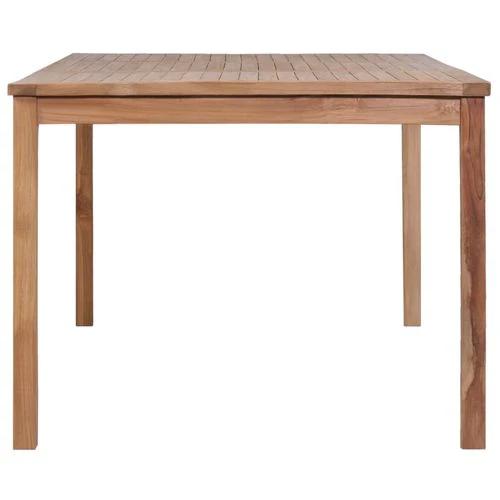 vidaXL Garden Table 80x80x77 cm Solid Teak Wood -