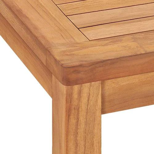 vidaXL Garden Table 80x80x77 cm Solid Teak Wood -