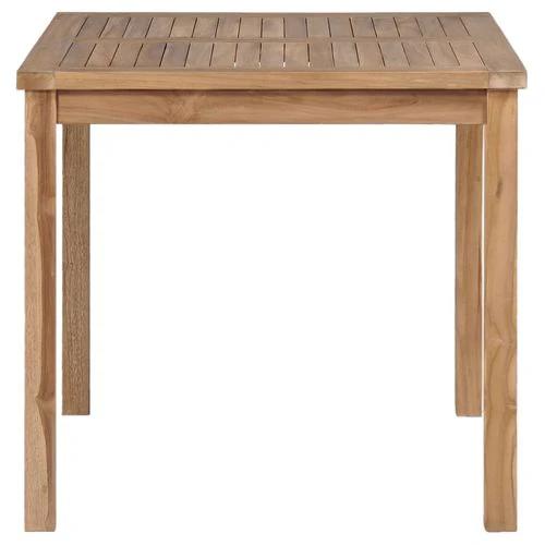 vidaXL Garden Table 80x80x77 cm Solid Teak Wood -