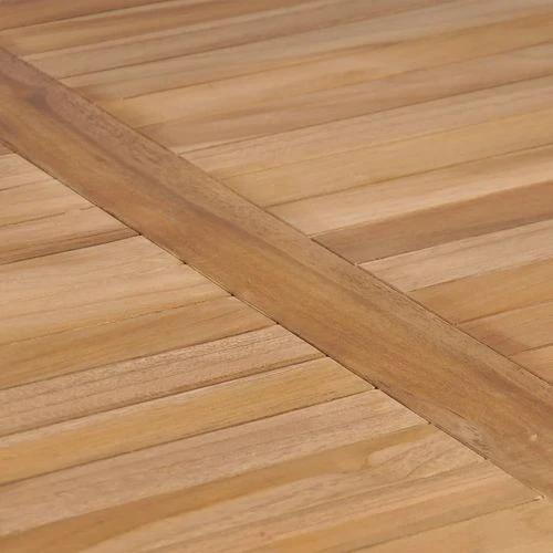 vidaXL Garden Table 80x80x77 cm Solid Teak Wood -