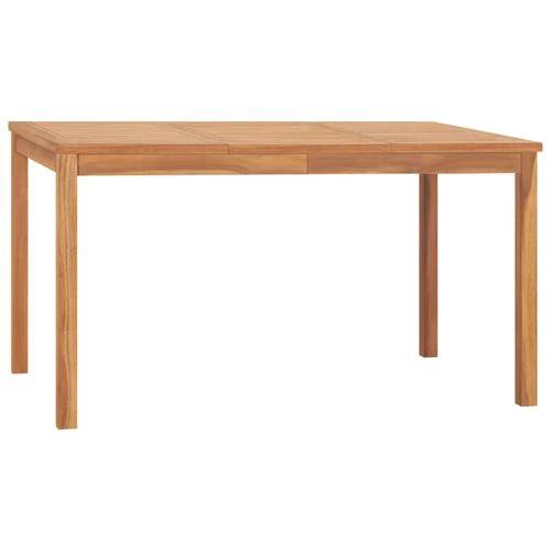 vidaXL Garden Table 80x80x77 cm Solid Teak Wood -