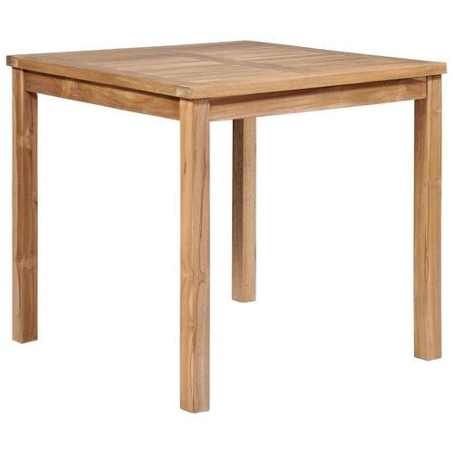 vidaXL Garden Table 80x80x77 cm Solid Teak Wood -