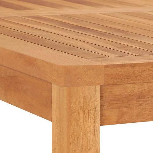 vidaXL Garden Table 80x80x77 cm Solid Teak Wood by vidaXL