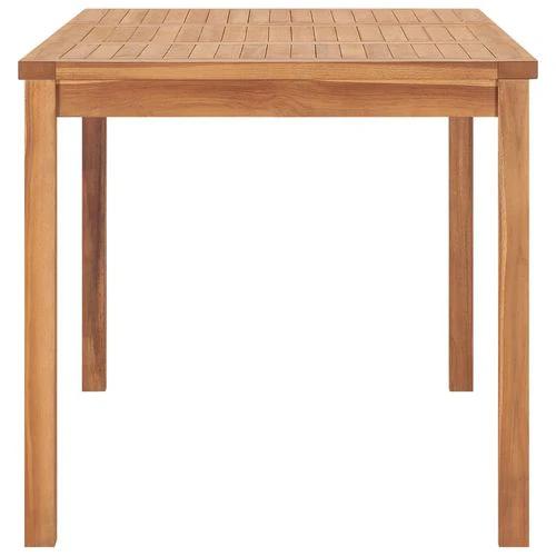 vidaXL Garden Table 80x80x77 cm Solid Teak Wood -