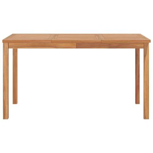 vidaXL Garden Table 80x80x77 cm Solid Teak Wood -